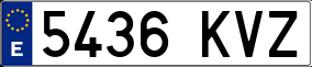 Truck License Plate
